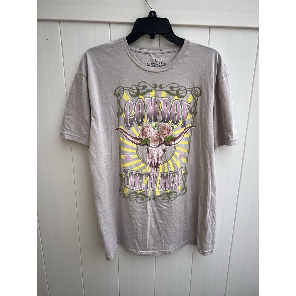 Goody Two Sleeves "Cowboy Take Me Away" Adult Large Graphic Tee